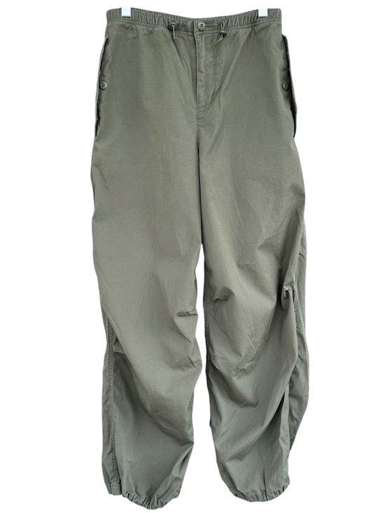 TNA Pants - TNA Aritzia Aviator Parachute Pants - Cotton Ripstop - Olive Green- Size Small